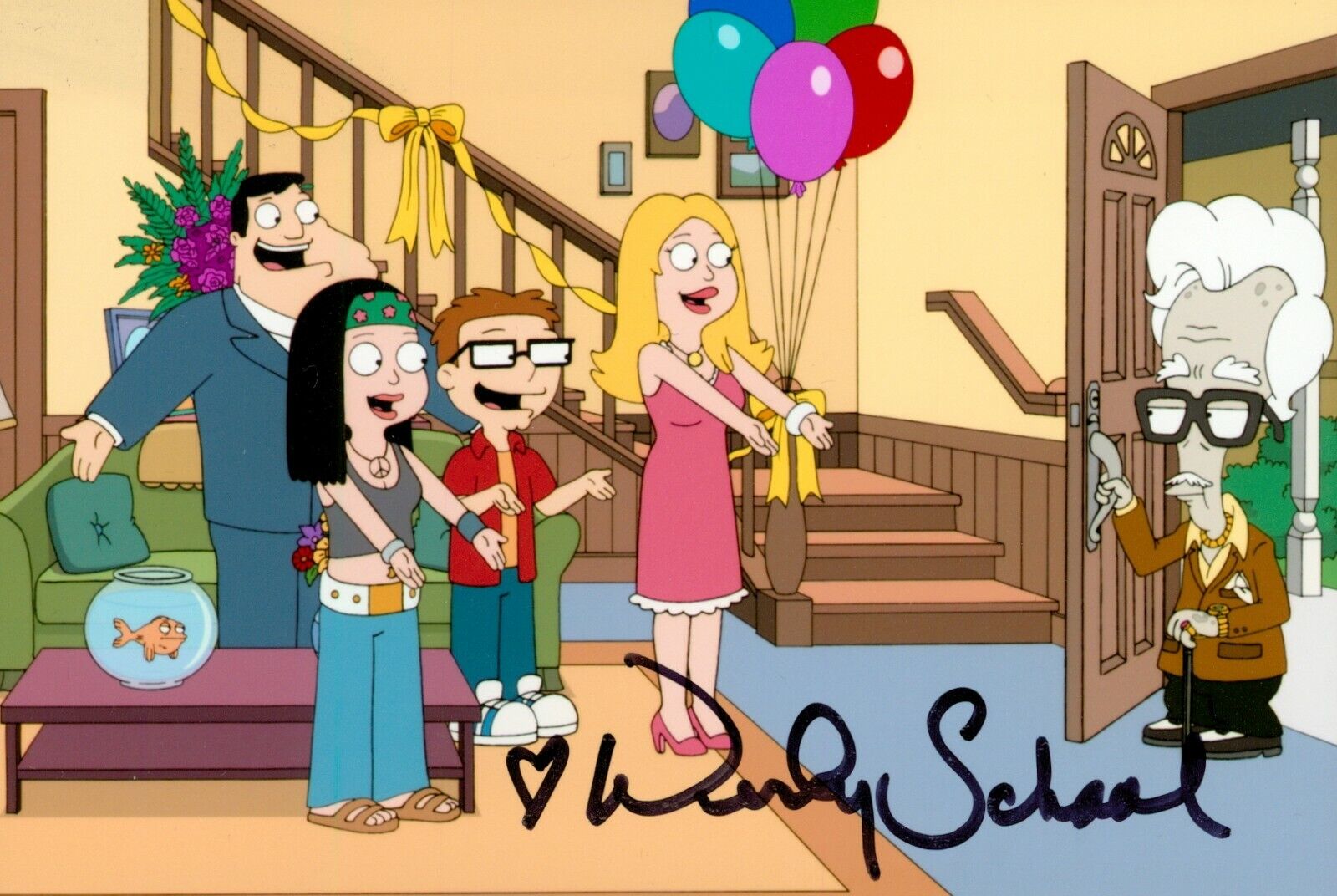 Wendy Schaal Signed 6x4 Photo Poster painting American Dad Francine Smith Voice Autograph + COA