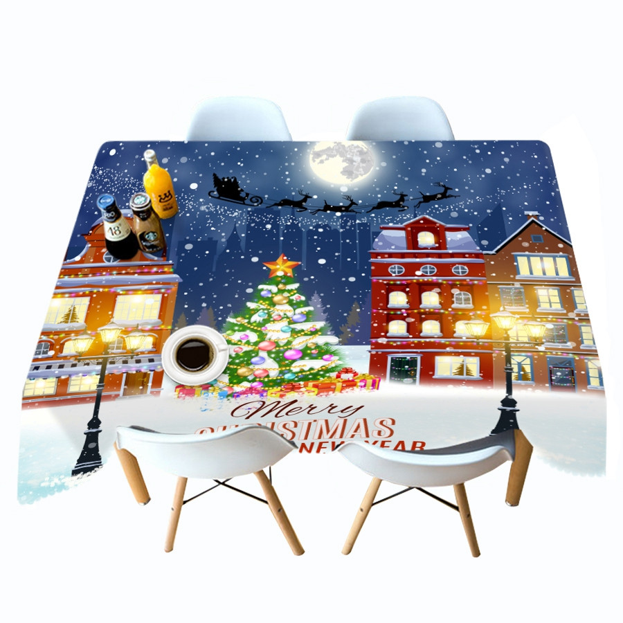 

Golden Lantern and Tree - 3D Tablecloth, 140*210cm, 501 Original
