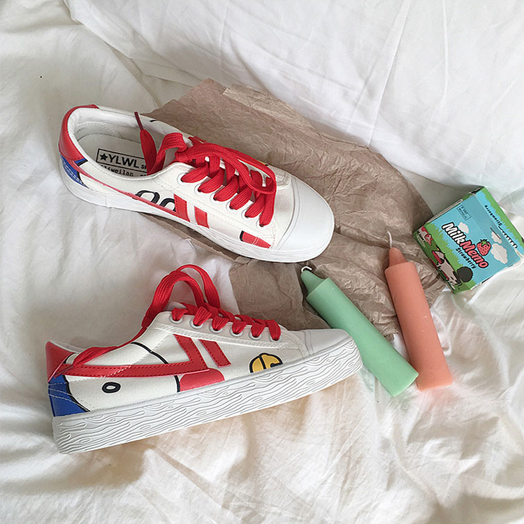 Kawaii Bell Canvas Shoes