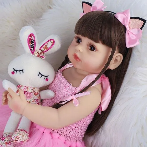 22" Lyra Full Silicone Reborn Baby Doll Girl - Reborn Shoppe