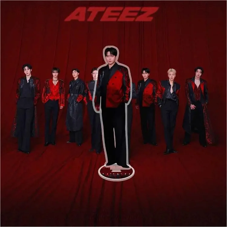 ATEEZ 2025 アメツ限定 US TOUR FOLDING FAN 扇子 ATEEZ - FOLDING FAN [2025 WORLD TOUR 'TOWARDS THE LIGHT