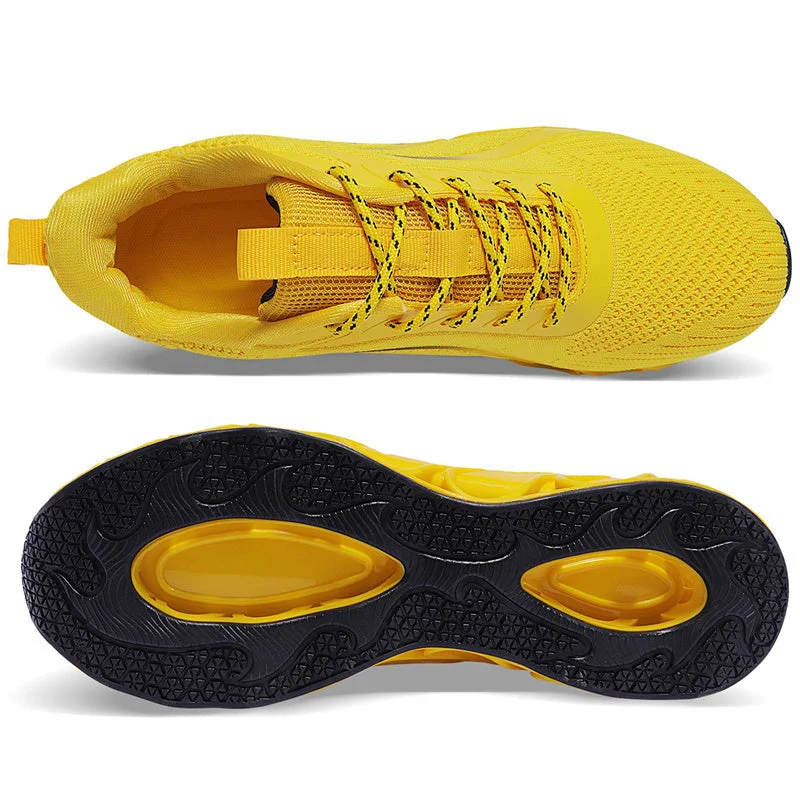 Softsfeel Women's Relieve Foot Pain Perfect Walking Shoes - Yellow