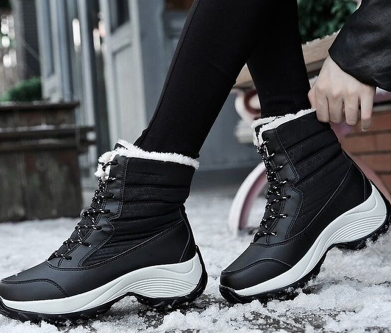 LAST DAY 50% OFF🔥Women Winter Plush Snow Waterproof Ankle Boots