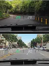 Car HUD Head Up Display Plug and Play GPS Digital Speedometer for Truck Vehicles