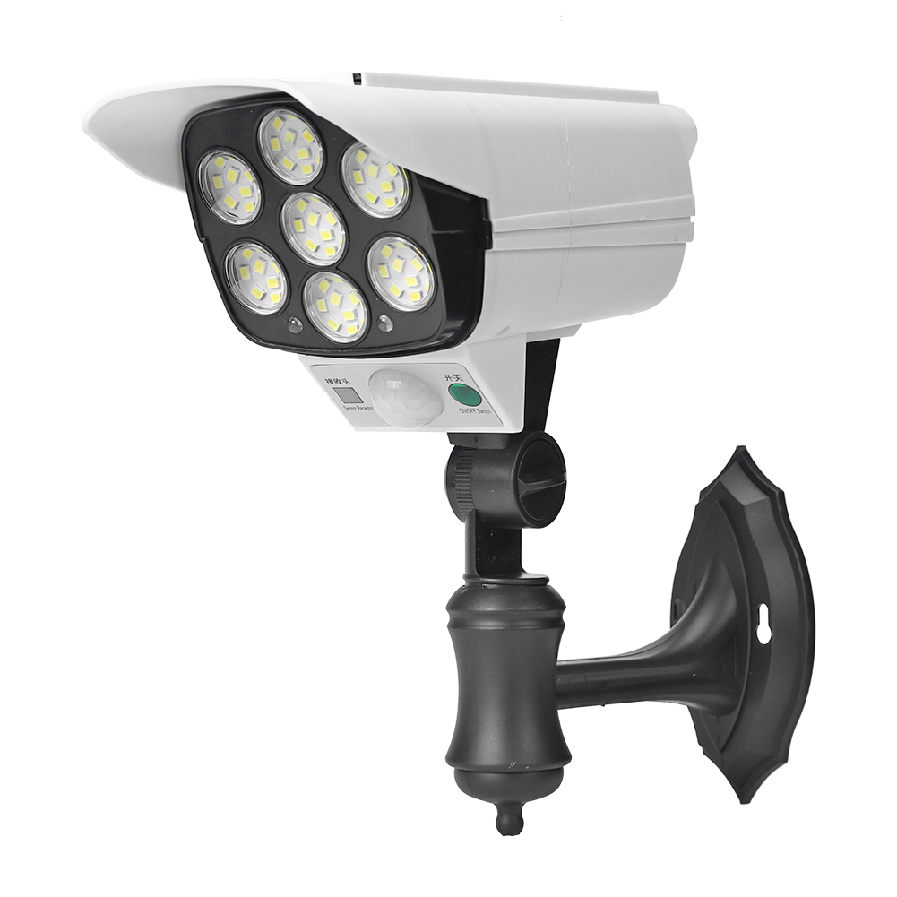

Simulation Monitor Solar Power Light 360 Degree Rotating Home LED Wall Lamp, C+remote control, 501 Original