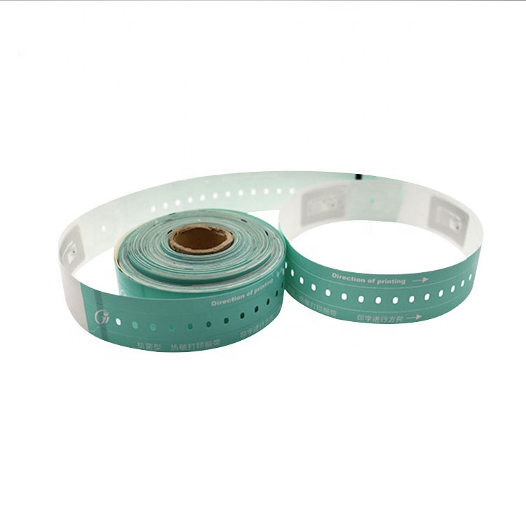 OEM Waterproof RFID Paper Thermal Wristbands for Hospital
