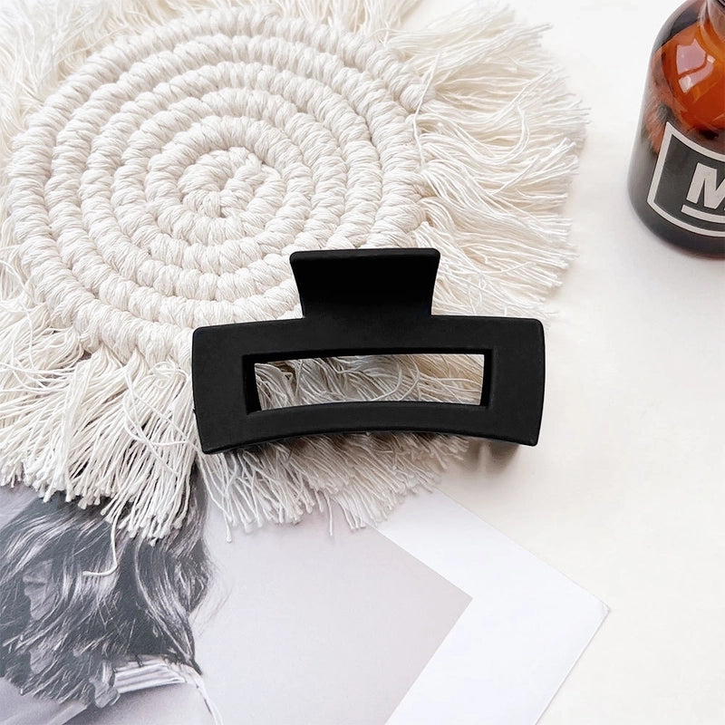 Women’s IG Style Solid Color Plastic Hair Claws