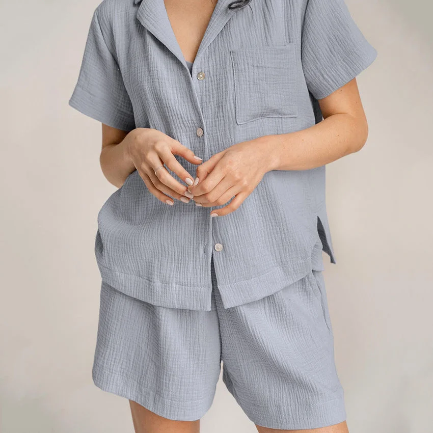 100% Cotton Pajamas Women Home Suit