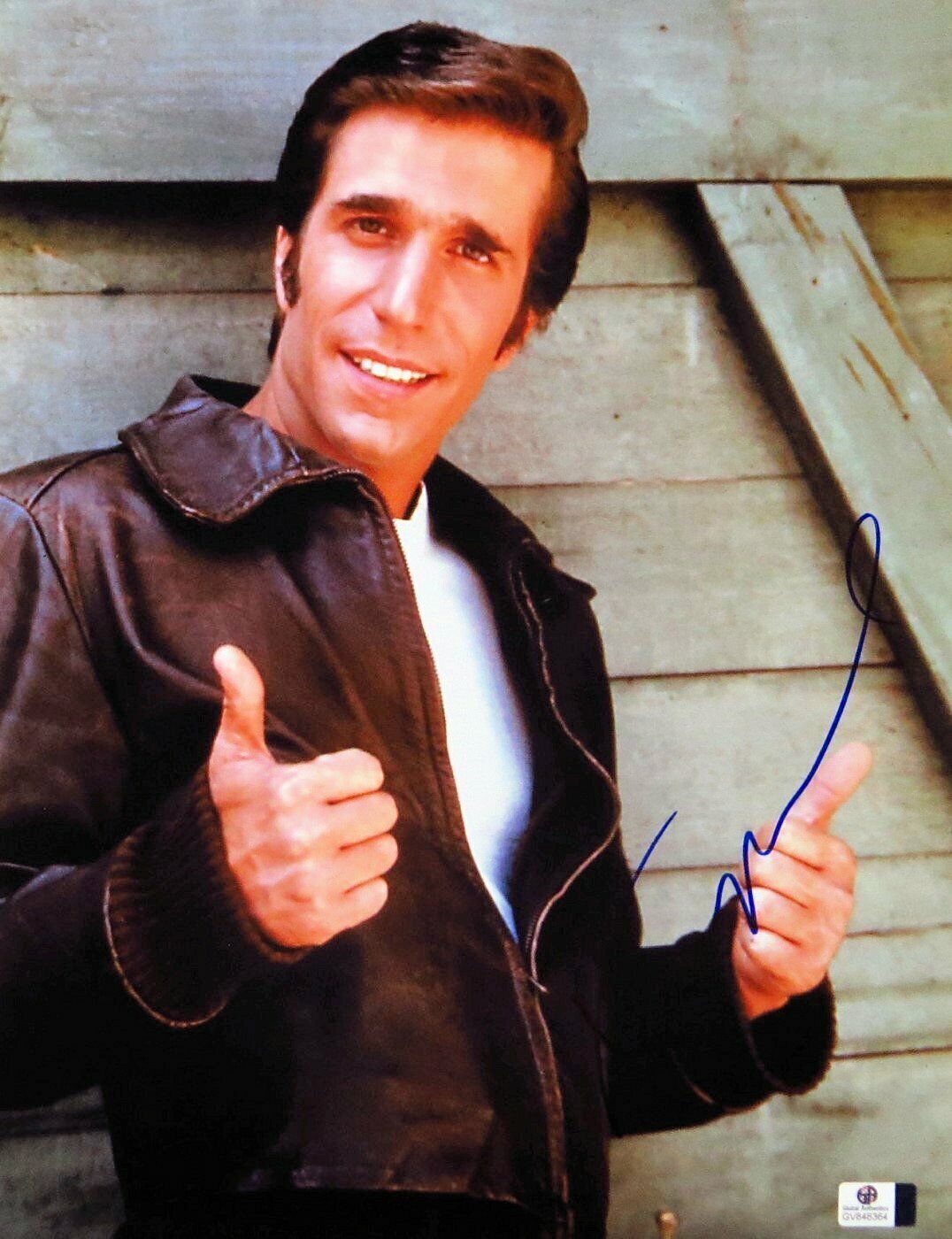 Henry Winkler Signed Autographed 11X14 Photo Poster painting Happy Days Fonzie GV848364