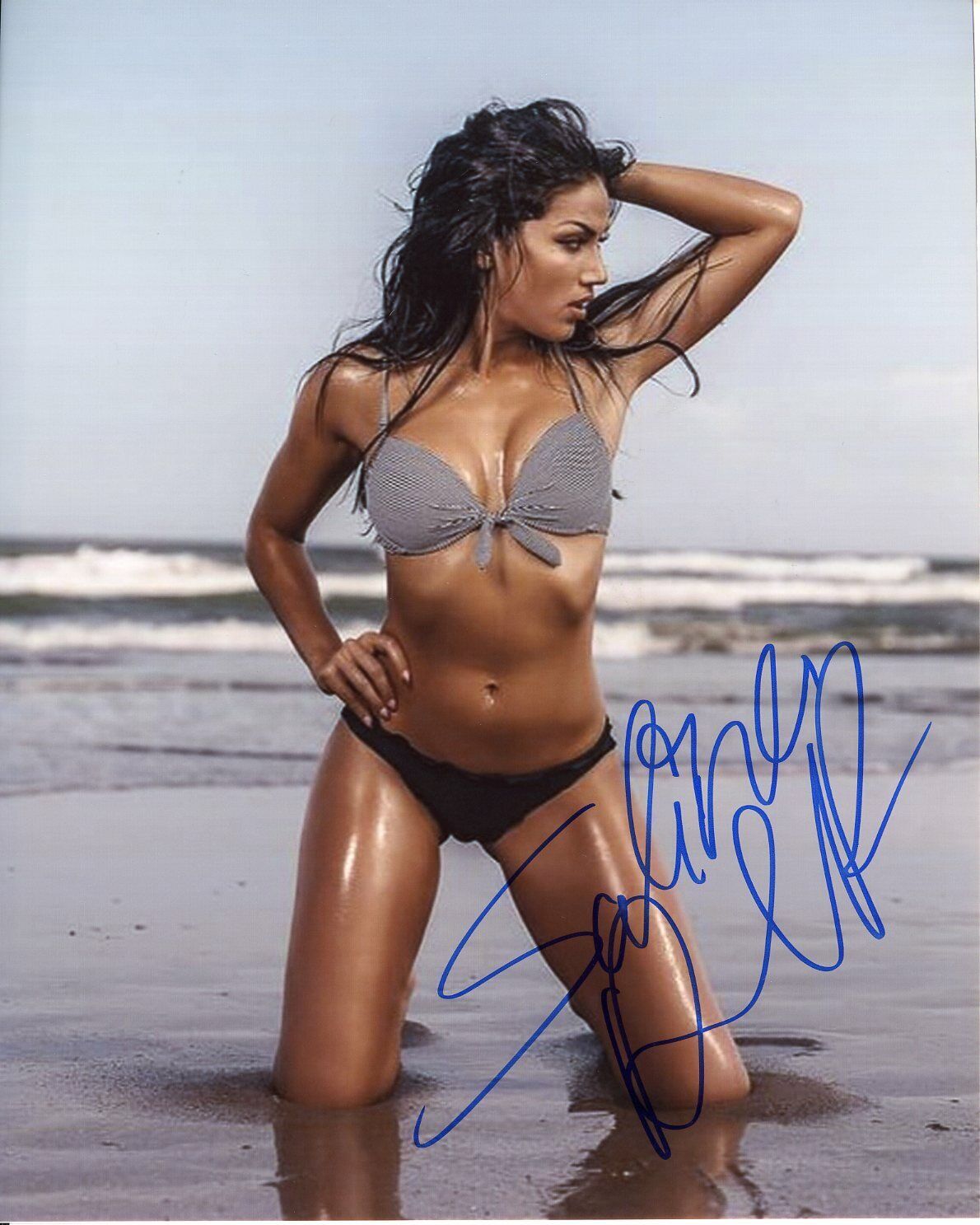 Salina de la Renta autographed 8x10 #4 Sexy Beach MLW AEW WWE TNA