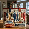 Fishing Quilted Tote Bag GFTONT1600