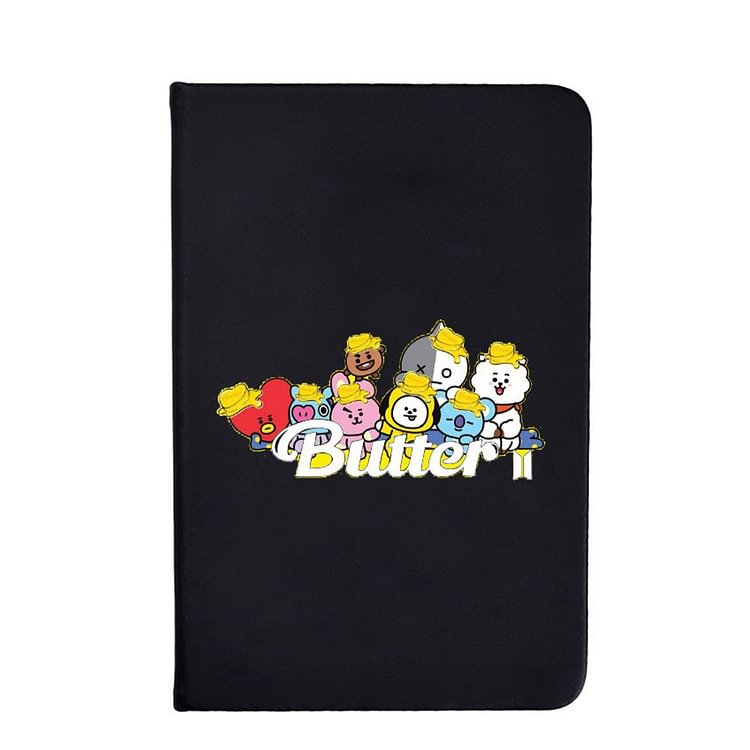 방탄소년단 BT21 Butter Album Black Notebook