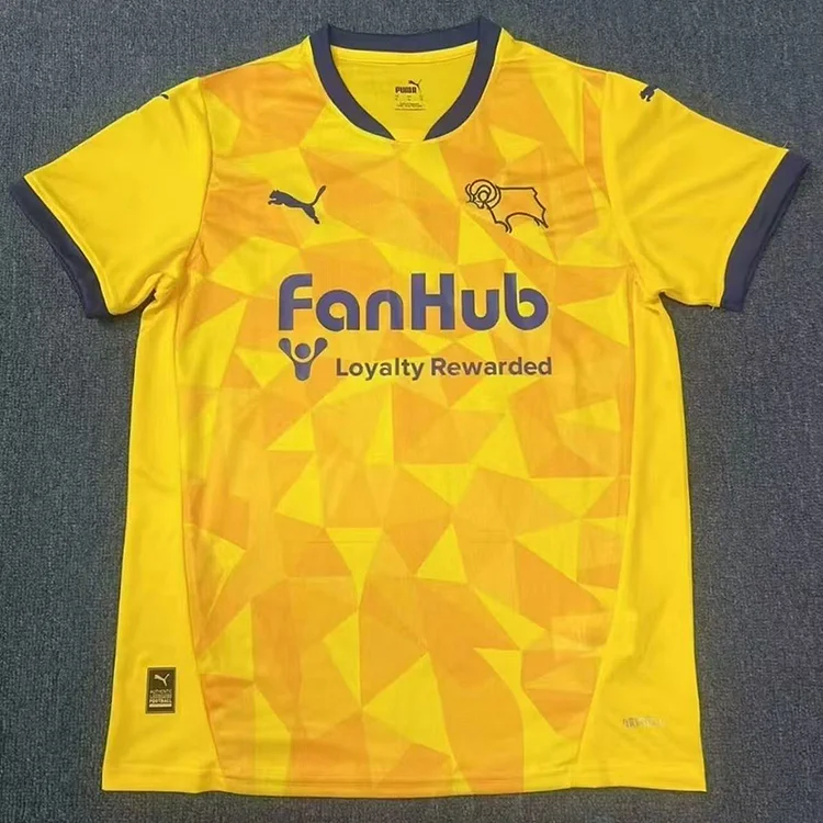 24-25 Derby County Second Away Football Shirt