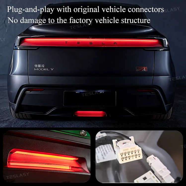 Tesla Model Y Juniper 2025+ テールライト 2個セット Tesla Model Y Juniper OEM-Style Diffused Guide Light – Integrated