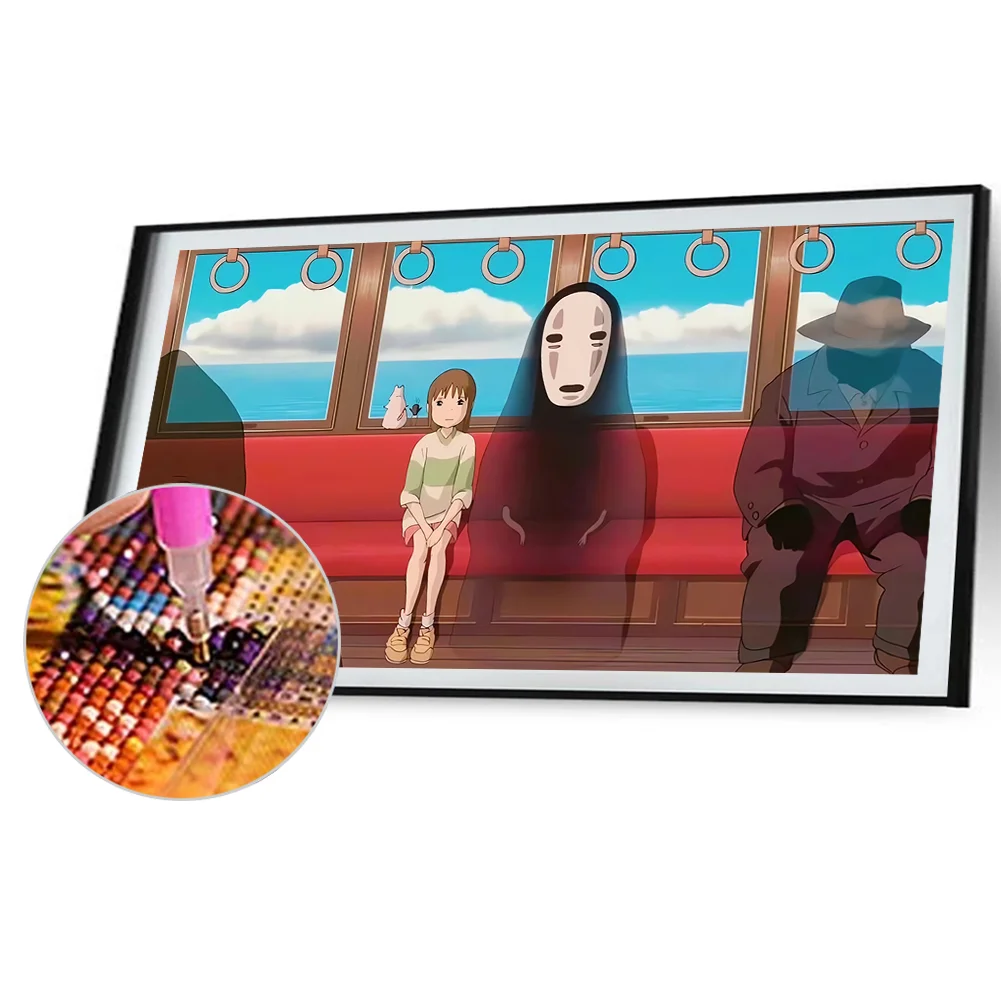 Diamond Painting - Full Round Drill - Spirited Away(Canvas|70*40cm)