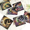 6pcs Mond Elf DIY Diamant Kunst Grußkarten Dankeschön-Karten Urlaub Segen