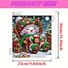 Schneemann 5d DIY Diamond Art Malerei Sets spezielle Form Teilbohrer Kunst 30x30cm