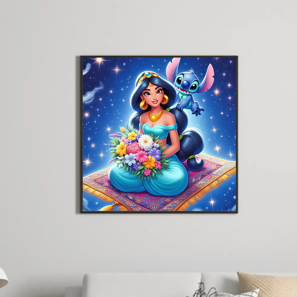 Diamond Painting - Full Round Drill - Princess Jasmine Stitch(Canvas|40*40cm)
