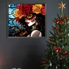 >SALE<5D DIY Full Round Drill Diamond Painting Day of the Dead Girls Kit Decor 35x30cm