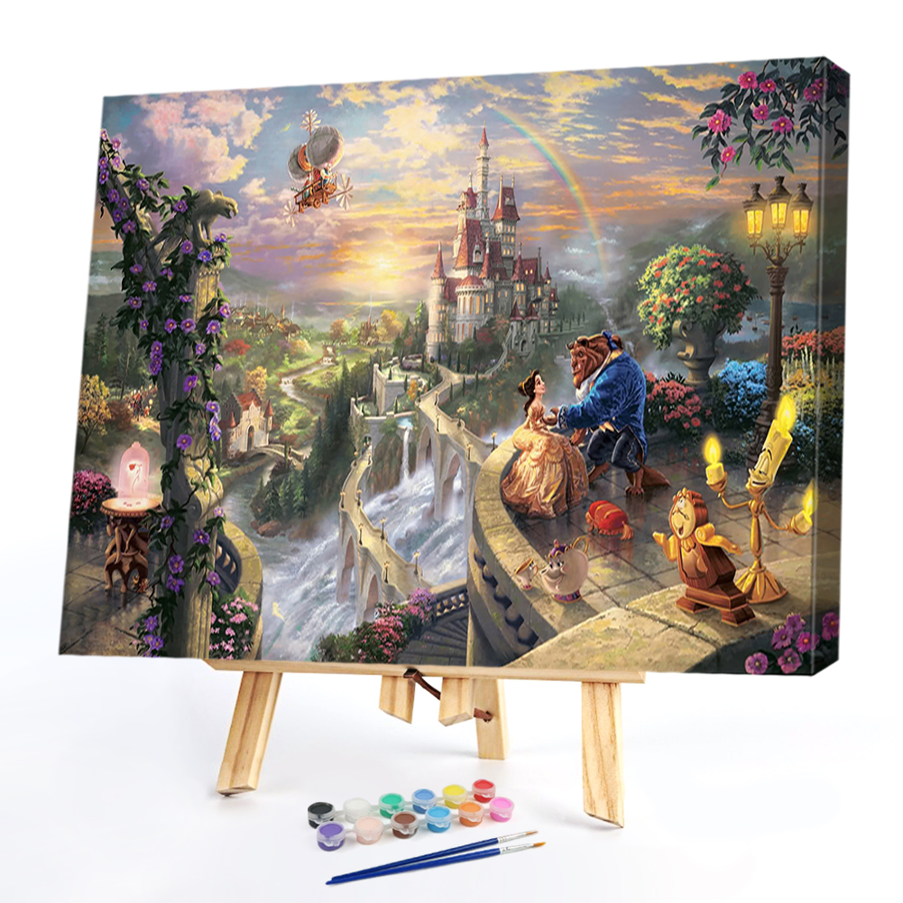 

50*40CM - Paint By Numbers - Castle, 501 Original