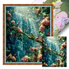 Flower And Bird Waterfall-11CT Stamped Cross Stitch 45*55cm/17.72*21.65in