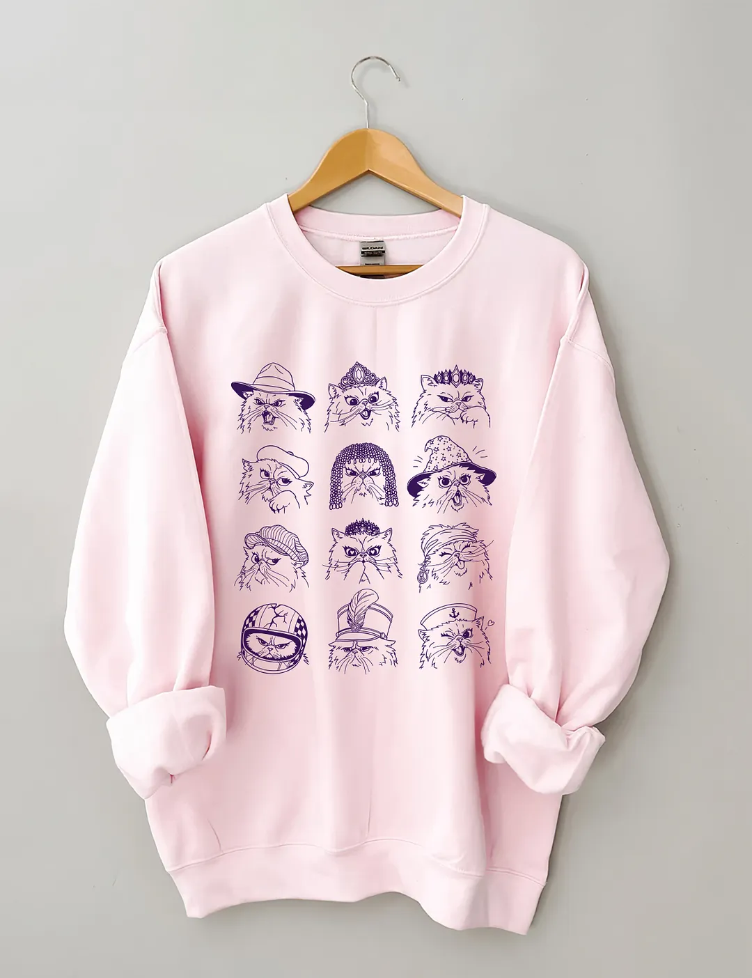 Feline Characters Sweatshirt