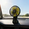 Car Fan Multi-Angle Rotatable Car Cooling Fan for Dashboard SUV RV Truck Sedan