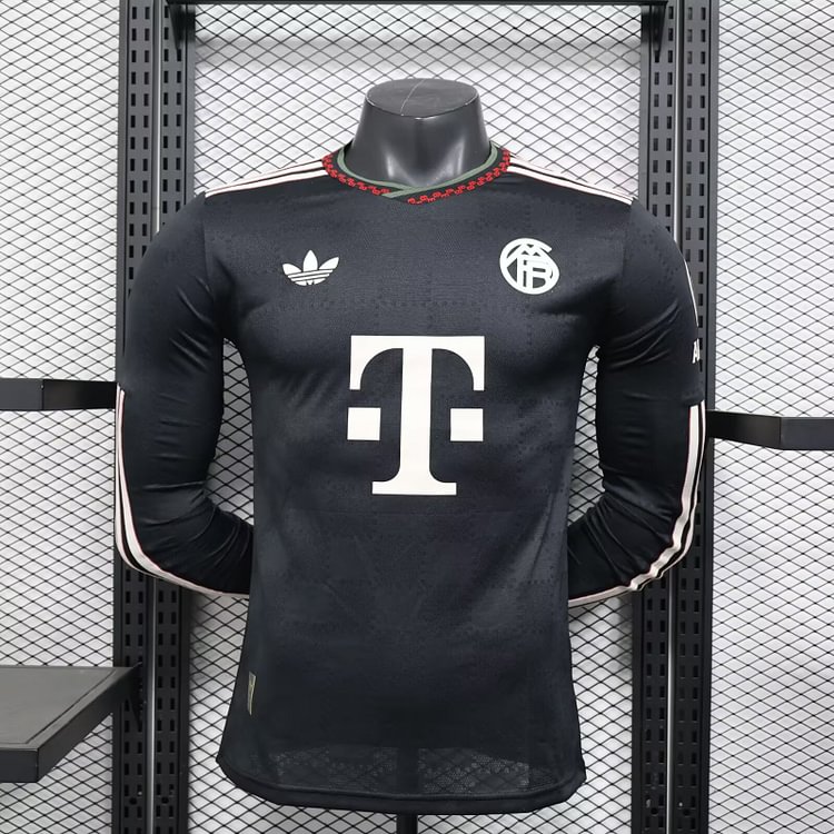 2025-26 Bayern Munich Second Away Match Long Sleeve - Player Version