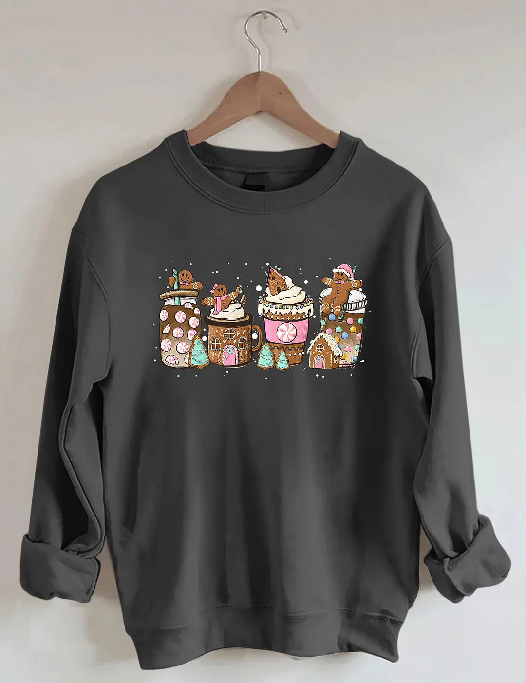 Gingerbread Christmas Coffee Sweatshirt