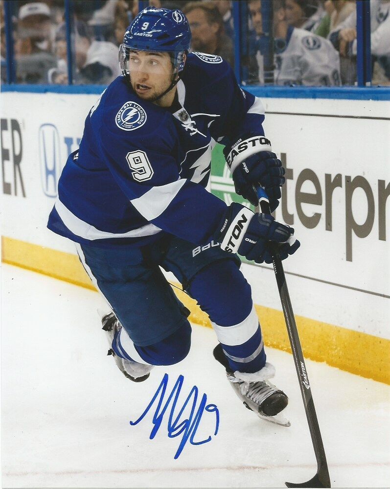 Tampa Bay Lightning Tyler Johnson Signed Autographed 8x10 Photo Poster painting COA