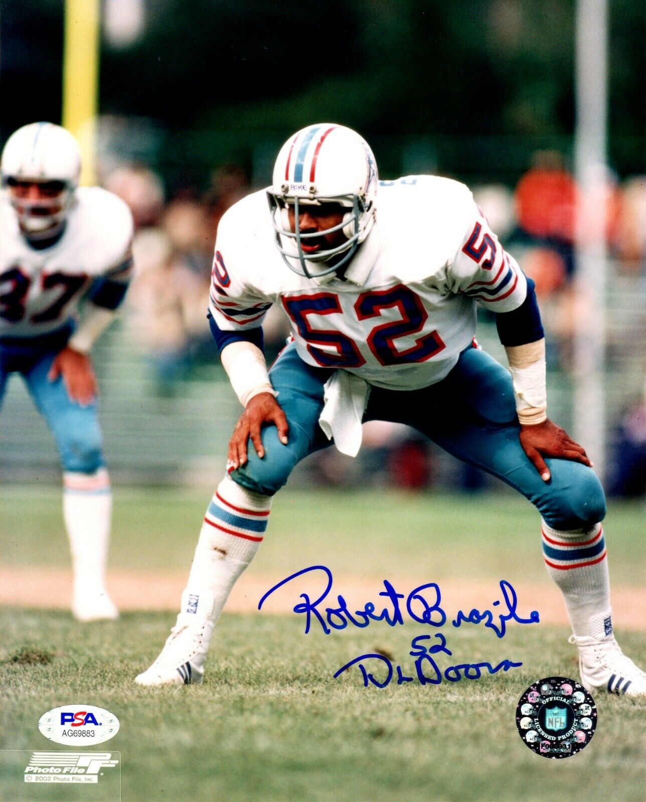 Robert Brazile autographed signed inscribed 8x10 Photo Poster painting Houston Oilers PSA COA