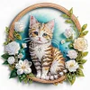 >SALE<DIY Partial Special Shaped Drill Diamond Painting Simple Kitten 40x40cm