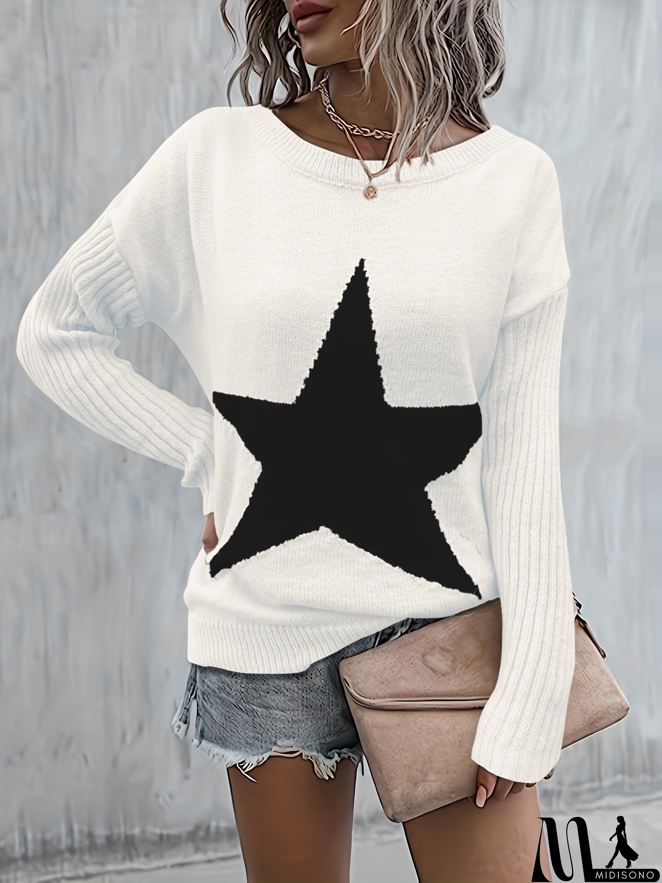 MidiSono - Elegant and Casual winter Pullover