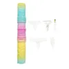 Stylo perceuse diamant avec 5 pointes &agrave; pointes 5d kits de s&eacute;lecteur de stylos pour peinture en diamant 12,3x1,7 cm couleur non fixe pour une prise confortable et un per&ccedil;age plus rapide