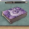 (US Local)Diamond Painting Storage Box DIY 5D Diamond Painting Jewelry Box for Women (Cat)