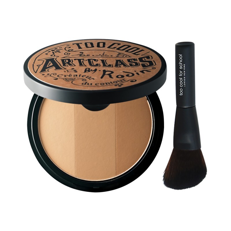 韩国涂酷三色修容粉饼阴影高光鼻影阴影一体盘-Digicat 猫电澳洲