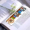 6pcs Dog and Book-DIY Stamped Cross Stitch Bookmark 47x28cm (Single-Sided)