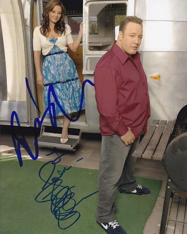 LEAH REMINI & KEVIN JAMES Autographed Signed KING OF QUEENS Photo Poster paintinggraph - To John