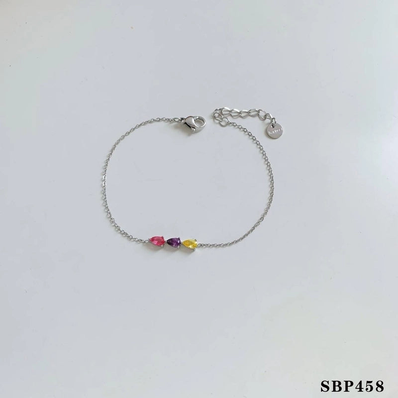 Casual Geometric 304 Stainless Steel 16K Gold Plated White Gold Plated Gold Plated Zircon Bracelets In Bulk