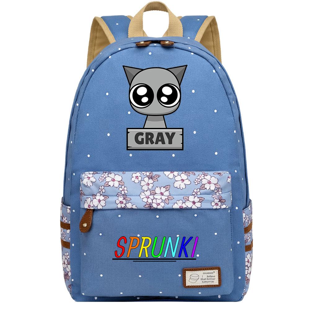 Mayoulove Sprunki Backpack Lightweight Design with Adjustable Straps for School and Outdoor Use-Mayoulove