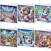 (US Only)6PCS DIY Diamond Art Greeting Cards Christmas Congratulations Cards & Gifts