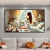 Diamond Painting -DIY Full Square Drill Girl(75*45 CM)