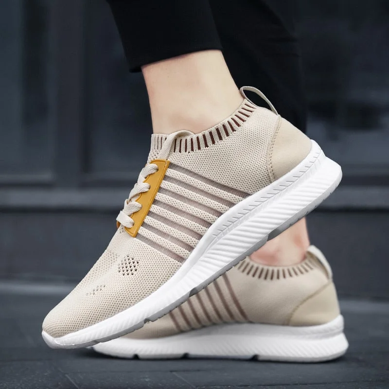 Mens Casual Shoes White Lace-Up Breathable Couple Sport Shoes Sneakers Basket White Black Tennis Mens Trainers Zapatillas Hombre