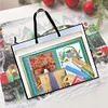 (US Only)Cross Stitch Art Portfolio Bag Large Capacity Board Holder Bag for Large Posters