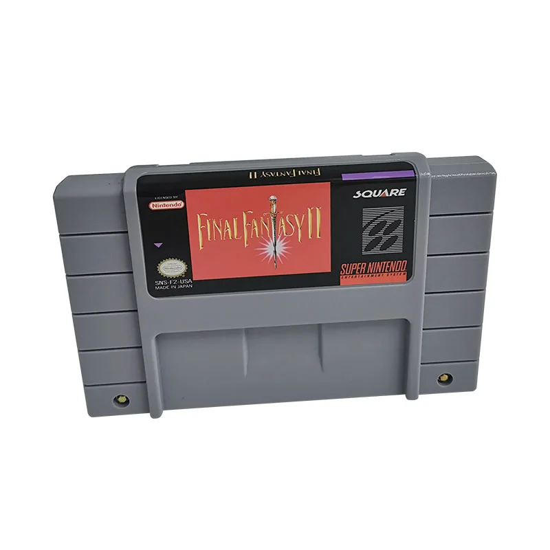 Final Fantasy II SNES For Super Nintendo Entertainment System - 16 Bit US Version Game Cartridge