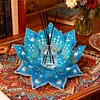 DIY Lotus Flower Diamond Painting Candle Holder Acrylic Three-Dimensional Aromatherapy Rack Home Decor Gift