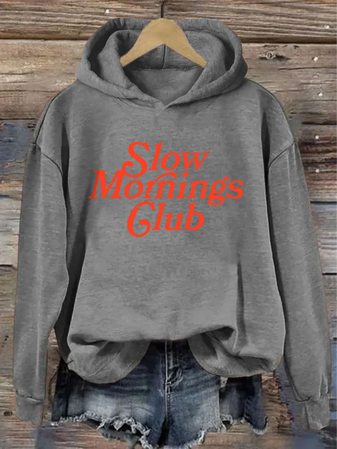 Slow Mornings Club Hoodie