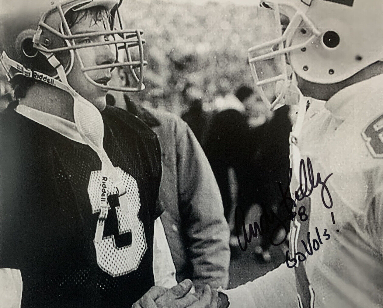 ANDY KELLY HAND SIGNED 8x10 Photo Poster painting TENNESSEE VOLUNTEERS QB AUTOGRAPH COA