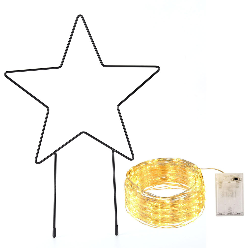 

LED Star Lights Garden Outdoor Waterproof Metal Stakes Yard Christmas Decor, 501 Original