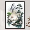 Watercolor Landscape-11CT Stamped Cross Stitch 40*60cm(Big Size)